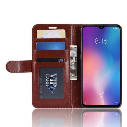 Folio Deksel Til Xiaomi Mi 9 SE Ultra Imitert Skinn