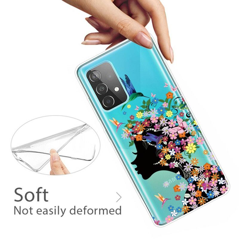 Deksel Til Samsung Galaxy A32 5G Nydelig Blomsterhode