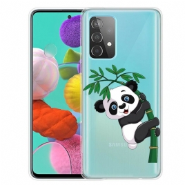 Deksel Til Samsung Galaxy A32 5G Panda På Bambus