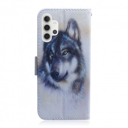 Folio Deksel Til Samsung Galaxy A32 5G Canine Gaze