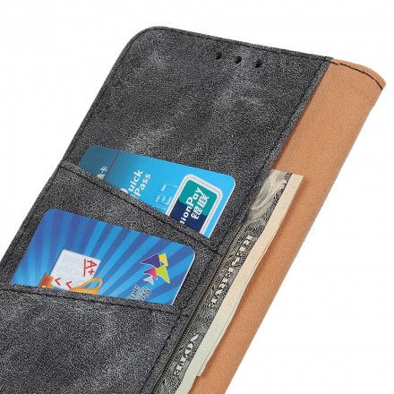 Folio Deksel Til Samsung Galaxy A32 5G Vintage Split Leather