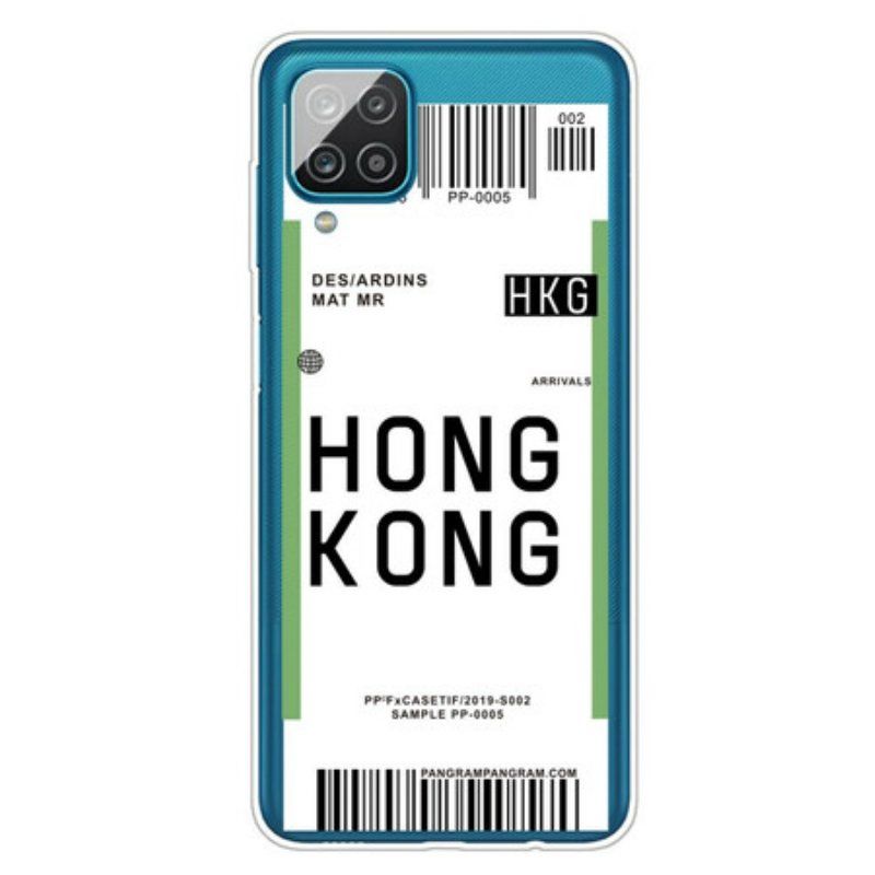 Deksel Til Samsung Galaxy M12 / A12 Boardingkort Til Hong Kong