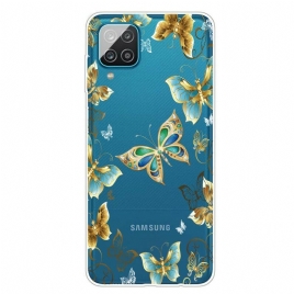 Deksel Til Samsung Galaxy M12 / A12 Design Sommerfugler