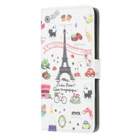 Folio Deksel Til Samsung Galaxy M12 / A12 Jeg Elsker Paris