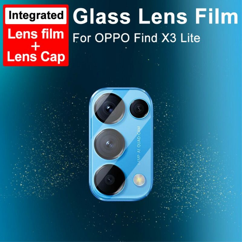 Beskyttende Herdet Glasslinse For Oppo Find X3 Lite Imak