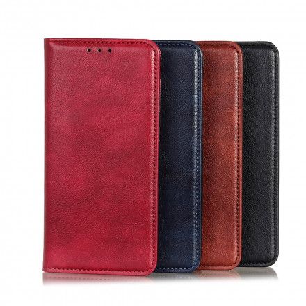 Beskyttelse Deksel Til Sony Xperia 5 III Folio Deksel Single Split Litchi Leather