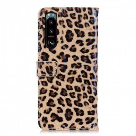 Folio Deksel Til Sony Xperia 5 III Enkel Leopard