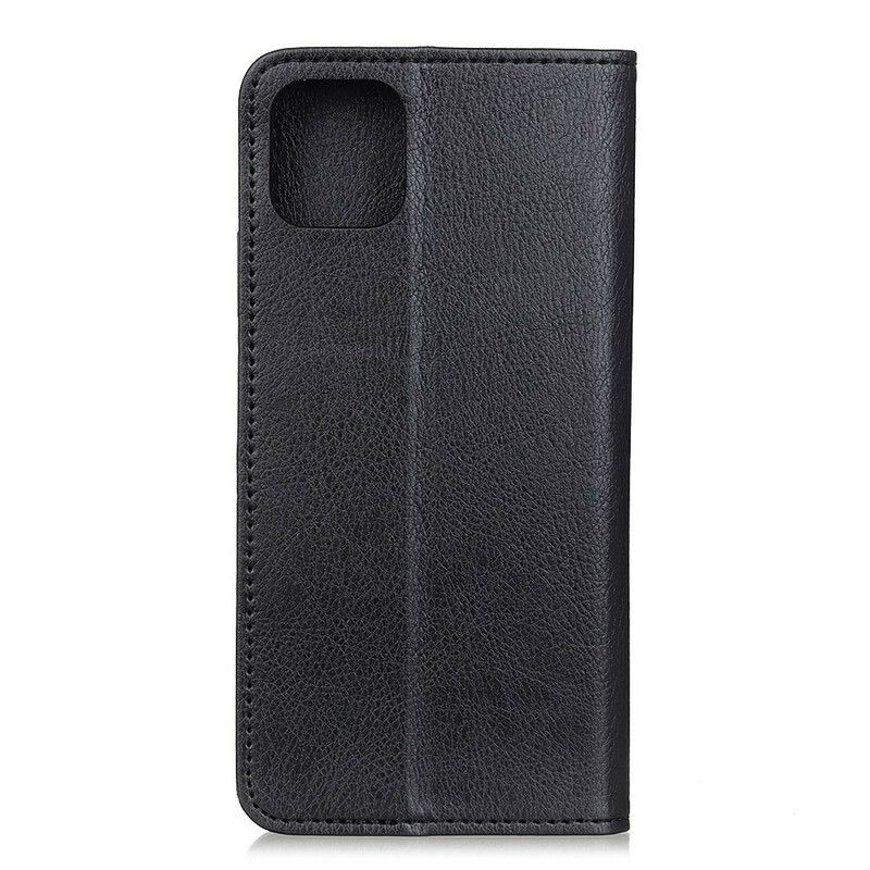 Beskyttelse Deksel Til iPhone 12 / 12 Pro Folio Deksel Business Split Litchi Leather