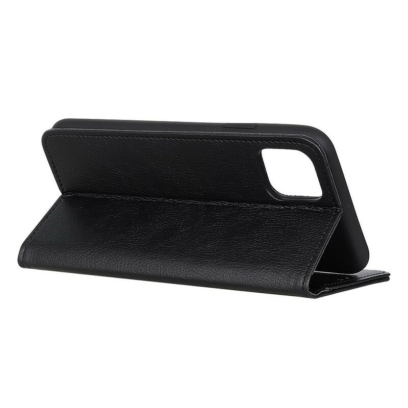 Beskyttelse Deksel Til iPhone 12 / 12 Pro Folio Deksel Business Split Litchi Leather