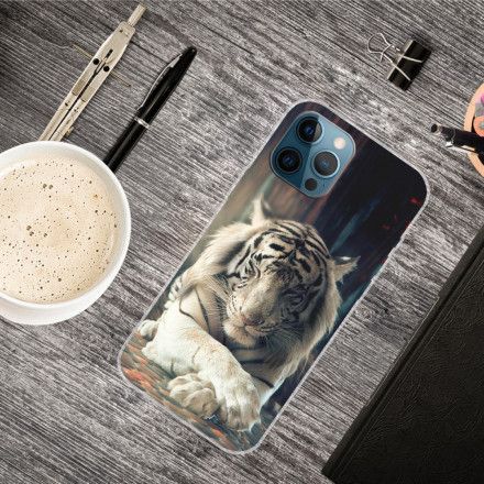 Deksel Til iPhone 12 / 12 Pro Fleksibel Tiger