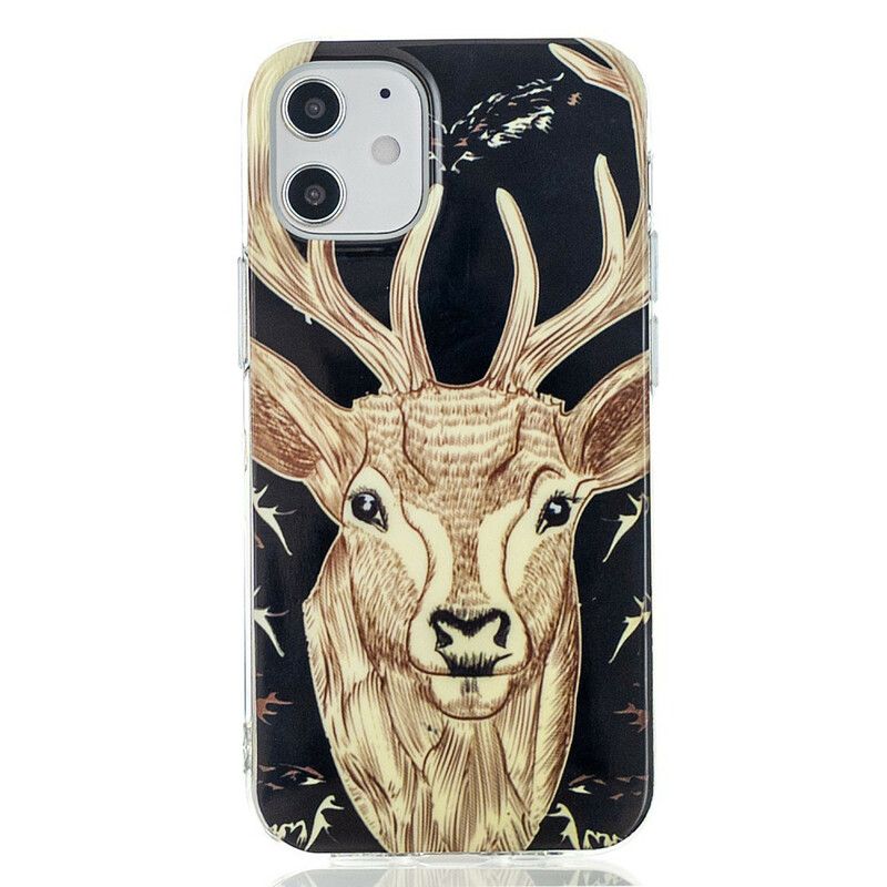 Deksel Til iPhone 12 / 12 Pro Fluorescerende Majestic Stag