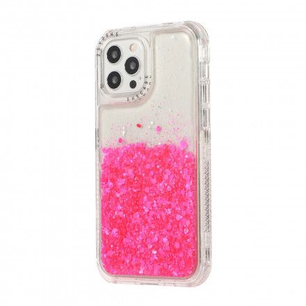 Deksel Til iPhone 12 / 12 Pro Glitterpulver