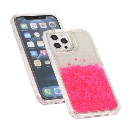 Deksel Til iPhone 12 / 12 Pro Glitterpulver