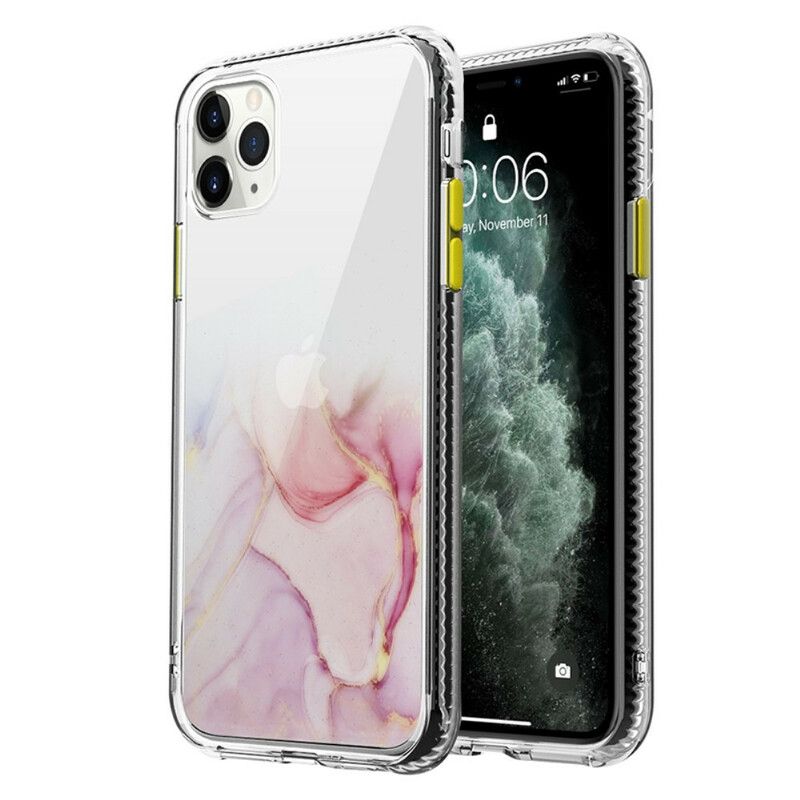 Deksel Til iPhone 12 / 12 Pro Marmoreffekt Hybrid