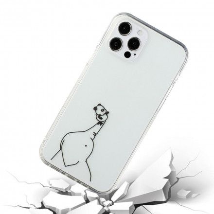 Deksel Til iPhone 12 / 12 Pro Panda-logospill