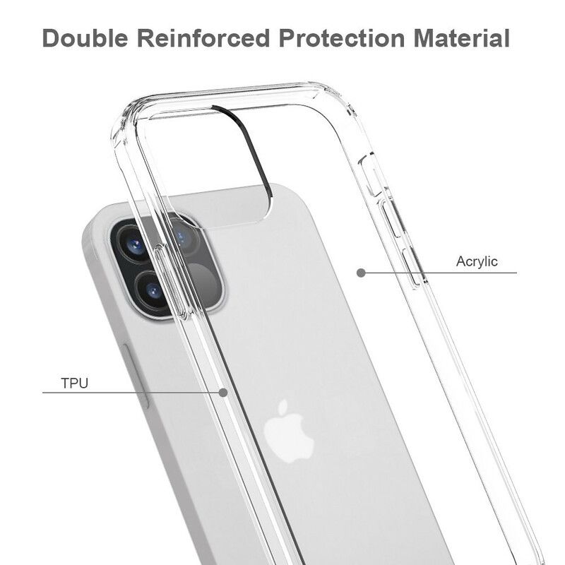 Deksel Til iPhone 12 / 12 Pro Transparent Hybrid