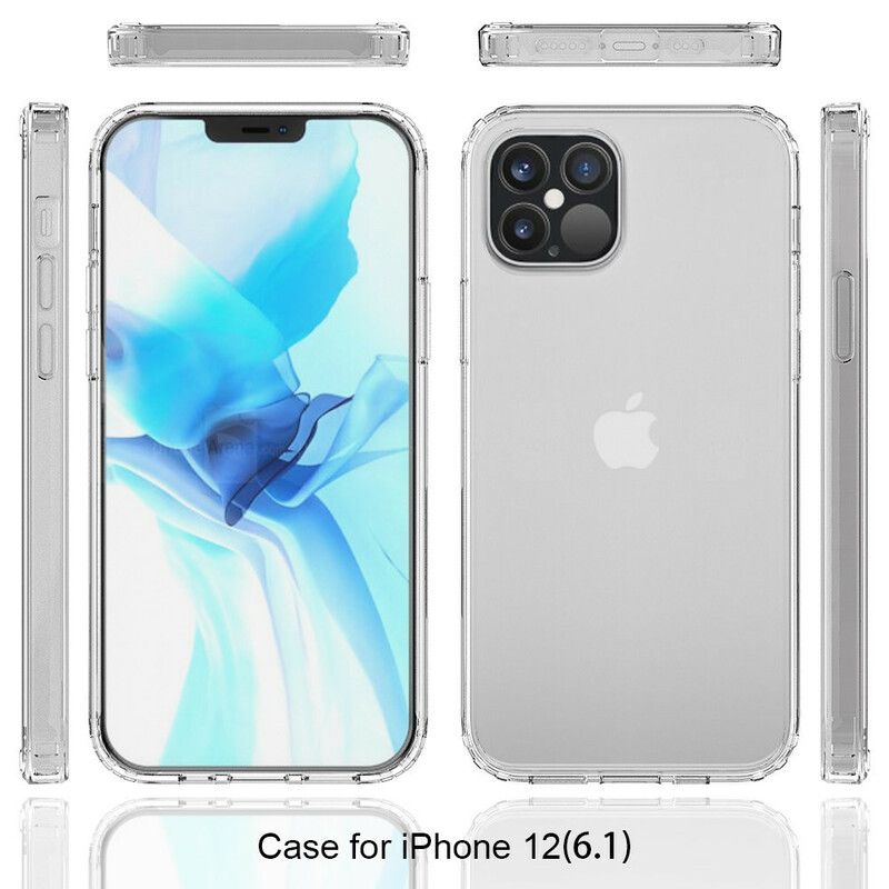 Deksel Til iPhone 12 / 12 Pro Transparent Hybrid