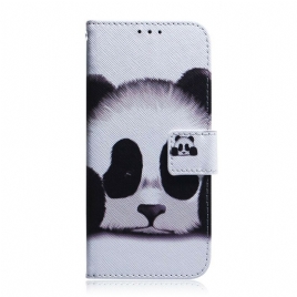 Folio Deksel Til iPhone 12 / 12 Pro Panda-ansikt