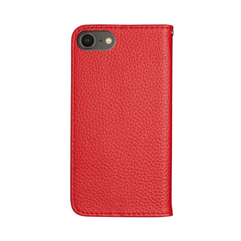 Beskyttelse Deksel Til iPhone SE 3 / SE 2 / 8 / 7 Folio Deksel Ultra Chic Litchi Imitert Skinn