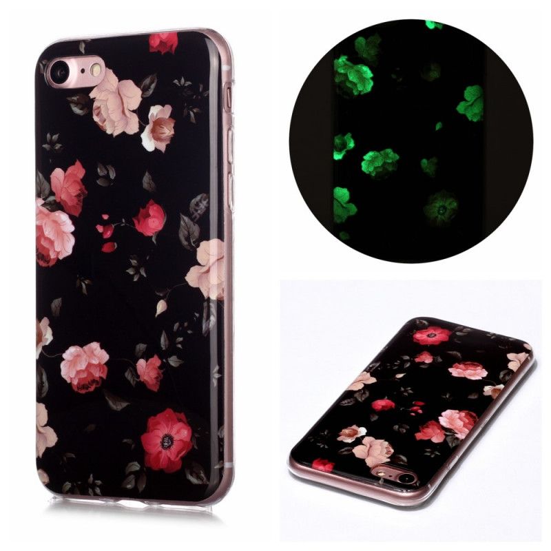 Deksel Til iPhone SE 3 / SE 2 / 8 / 7 Fluorescerende Blomster