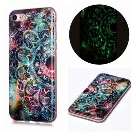 Deksel Til iPhone SE 3 / SE 2 / 8 / 7 Fluorescerende Mandala