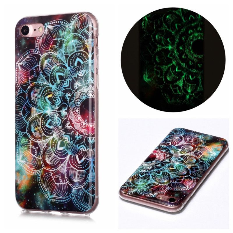 Deksel Til iPhone SE 3 / SE 2 / 8 / 7 Fluorescerende Mandala