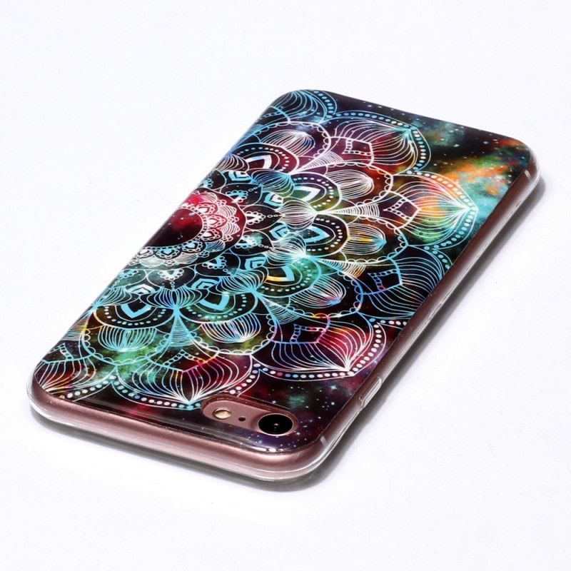 Deksel Til iPhone SE 3 / SE 2 / 8 / 7 Fluorescerende Mandala