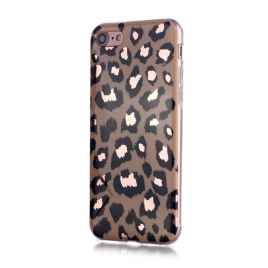 Deksel Til iPhone SE 3 / SE 2 / 8 / 7 Marmor I Leopardstil