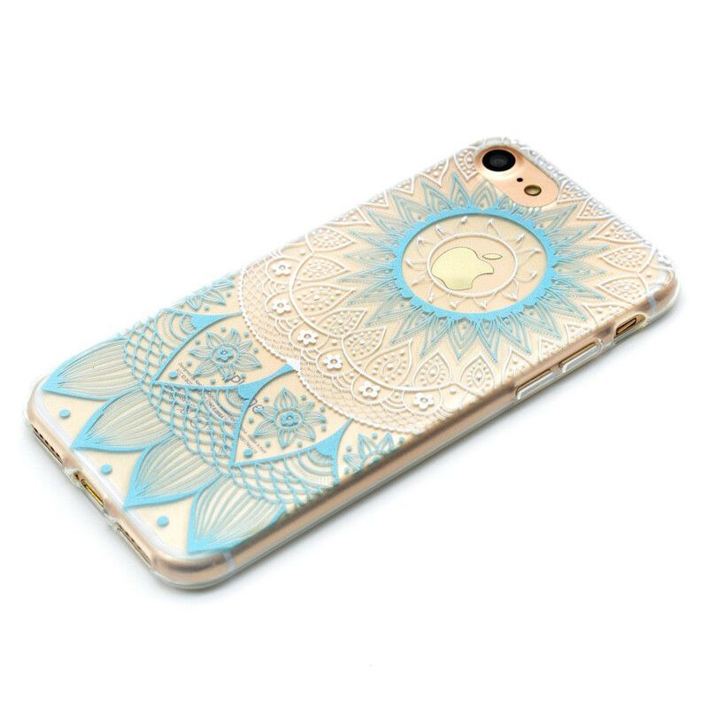 Deksel Til iPhone SE 3 / SE 2 / 8 / 7 Transparent Farget Mandala