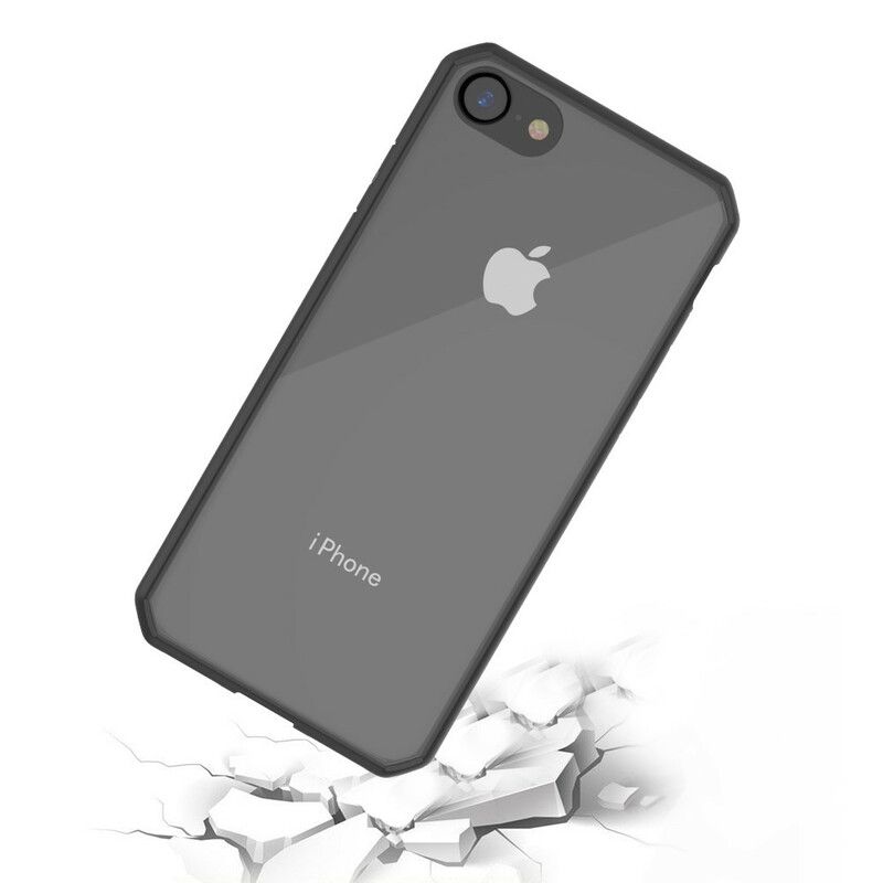 Deksel Til iPhone SE 3 / SE 2 / 8 / 7 Transparente Fargede Kanter