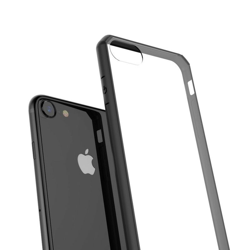 Deksel Til iPhone SE 3 / SE 2 / 8 / 7 Transparente Fargede Kanter