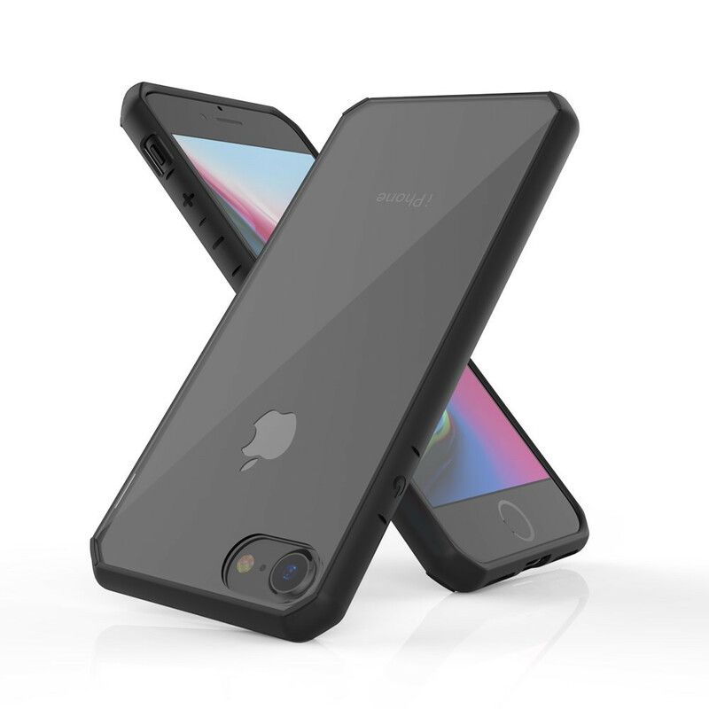 Deksel Til iPhone SE 3 / SE 2 / 8 / 7 Transparente Fargede Kanter