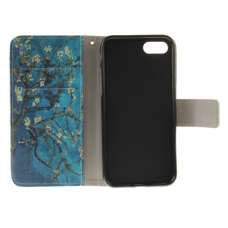 Folio Deksel Til iPhone SE 3 / SE 2 / 8 / 7 Blomstrende Tre