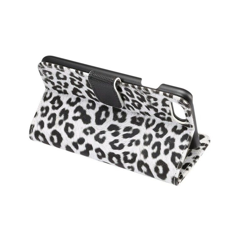 Folio Deksel Til iPhone SE 3 / SE 2 / 8 / 7 Leopard