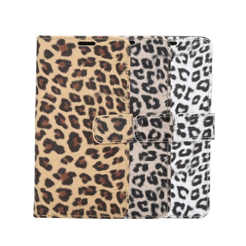 Folio Deksel Til iPhone SE 3 / SE 2 / 8 / 7 Leopard