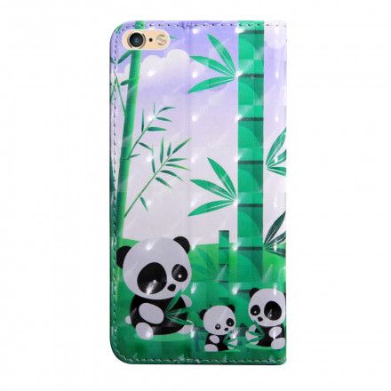 Folio Deksel Til iPhone SE 3 / SE 2 / 8 / 7 Mamma Octave Og Anne The Pandas