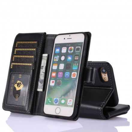 Folio Deksel Til iPhone SE 3 / SE 2 / 8 / 7 Multi-funksjon Business Wallet