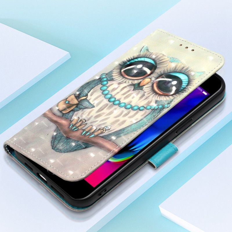 Lærdeksel Til iPhone SE 3 / SE 2 / 8 / 7 Med Kjede Frøken Strappy Owl