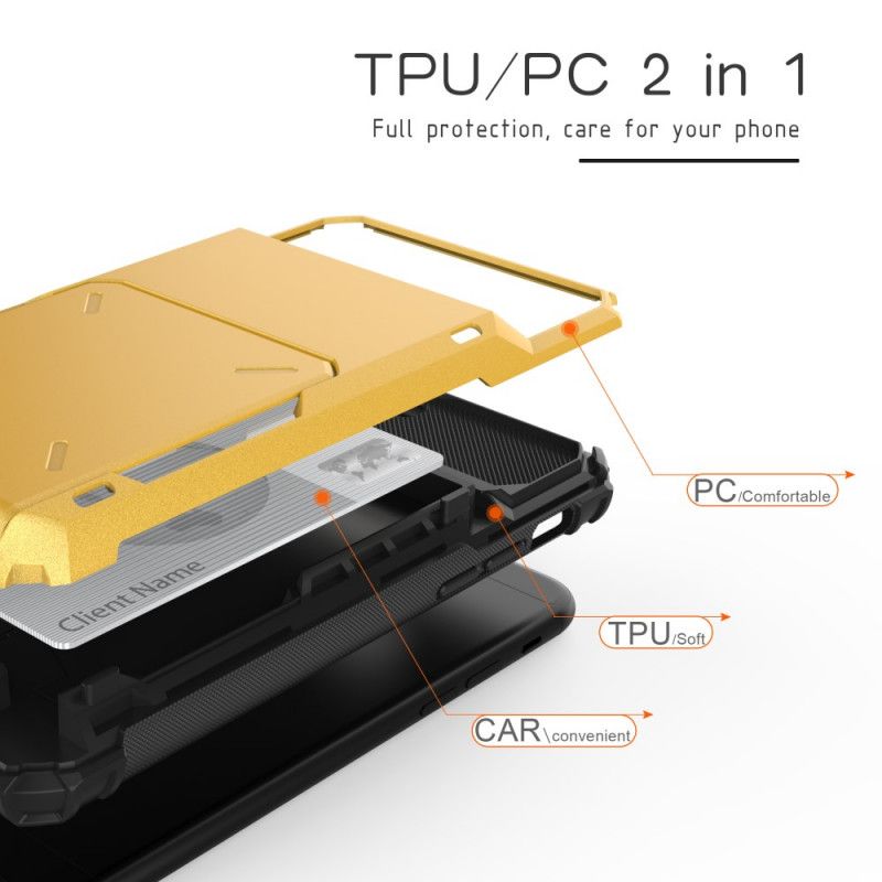 Mobildeksel Til iPhone SE 3 / SE 2 / 8 / 7 Flip Style Kortholder