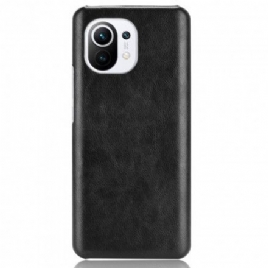 Deksel Til Xiaomi Mi 11 5G Performance Litchi Leather Effect