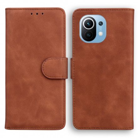 Folio Deksel Til Xiaomi Mi 11 5G Vintage Couture Skinnstil