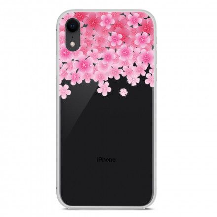 Deksel Til iPhone XR Blomster Og Hjerter