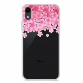 Deksel Til iPhone XR Blomster Og Hjerter