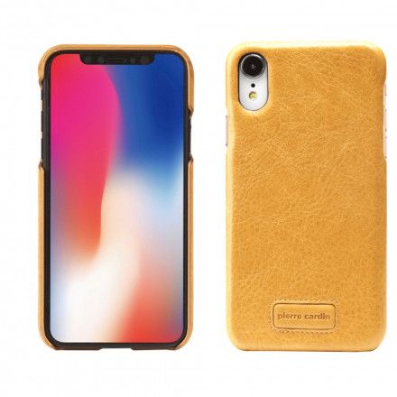 Deksel Til iPhone XR Ekte Pierre Cardin Litchi-skinn