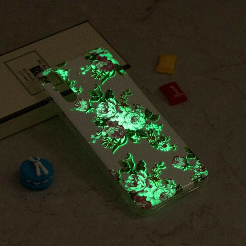 Deksel Til iPhone XR Fluorescerende Liberty-blomster