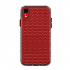 Deksel Til iPhone XR Honeycomb Style Design