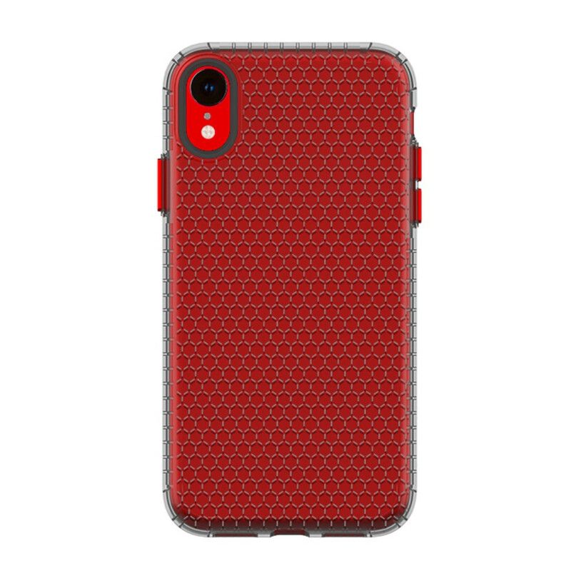 Deksel Til iPhone XR Honeycomb Style Design