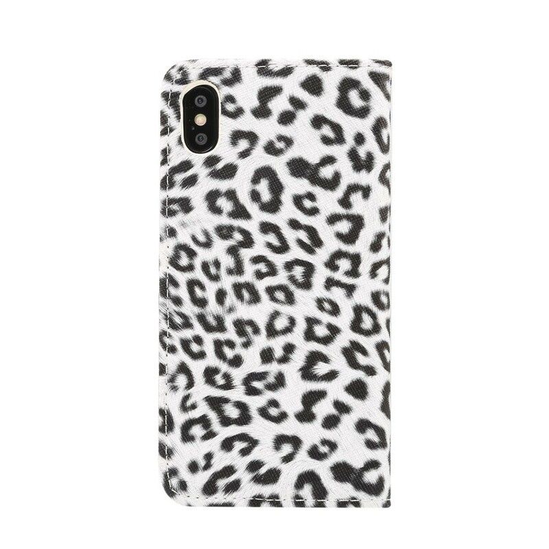 Lærdeksel Til iPhone XR Leopard