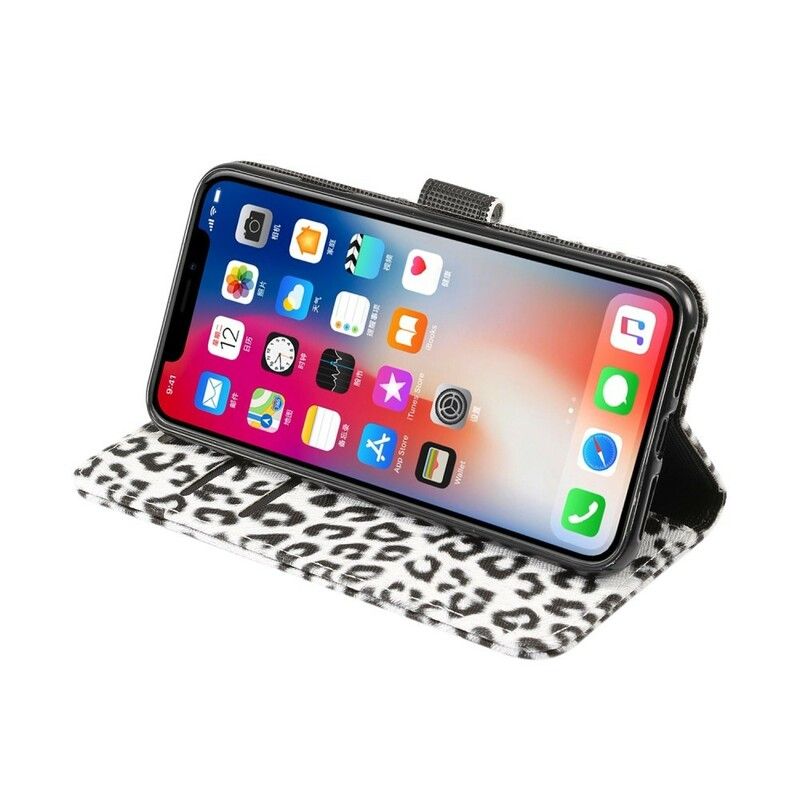 Lærdeksel Til iPhone XR Leopard