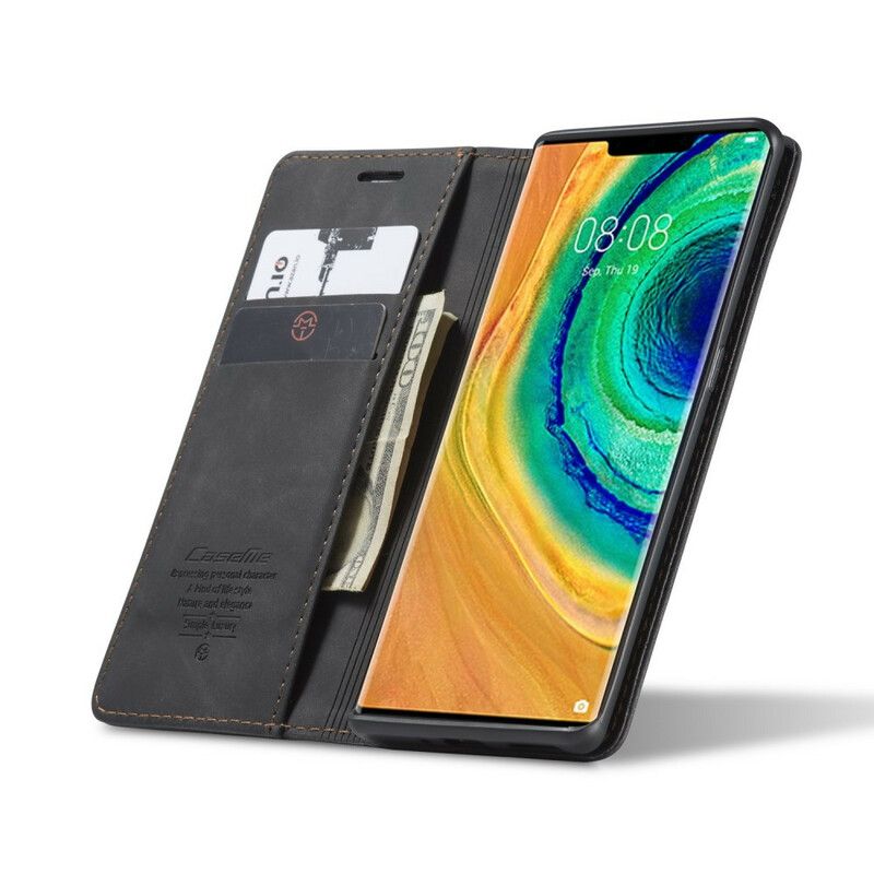 Beskyttelse Deksel Til Huawei Mate 30 Pro Folio Deksel Caseme Kunstskinn